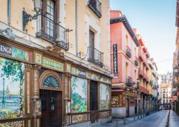 Barrio de las Letras en Madrid