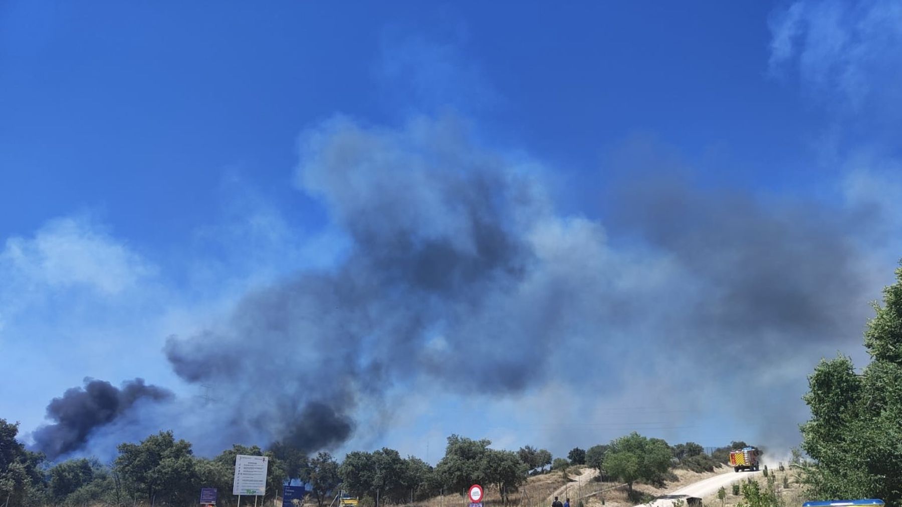 Incendio San sebastián de los reyes,