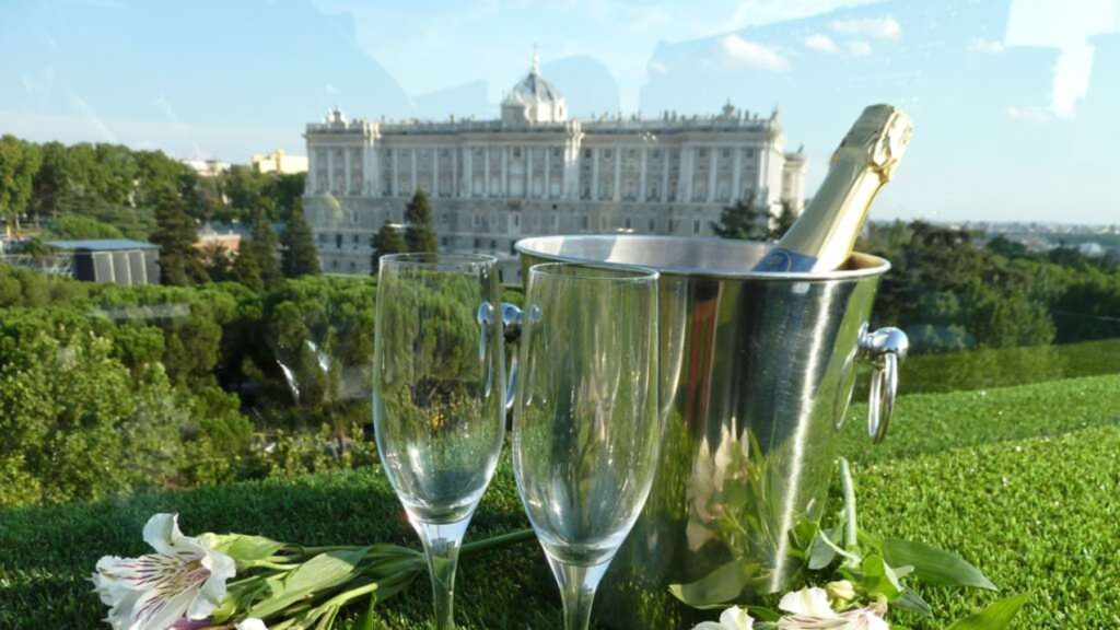 Terraza de Sabatini, Terraza con vistas al Palacio Real,