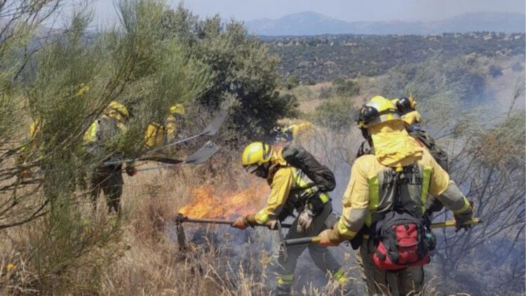 Incendio El Molar, Incendio Pedrezuela